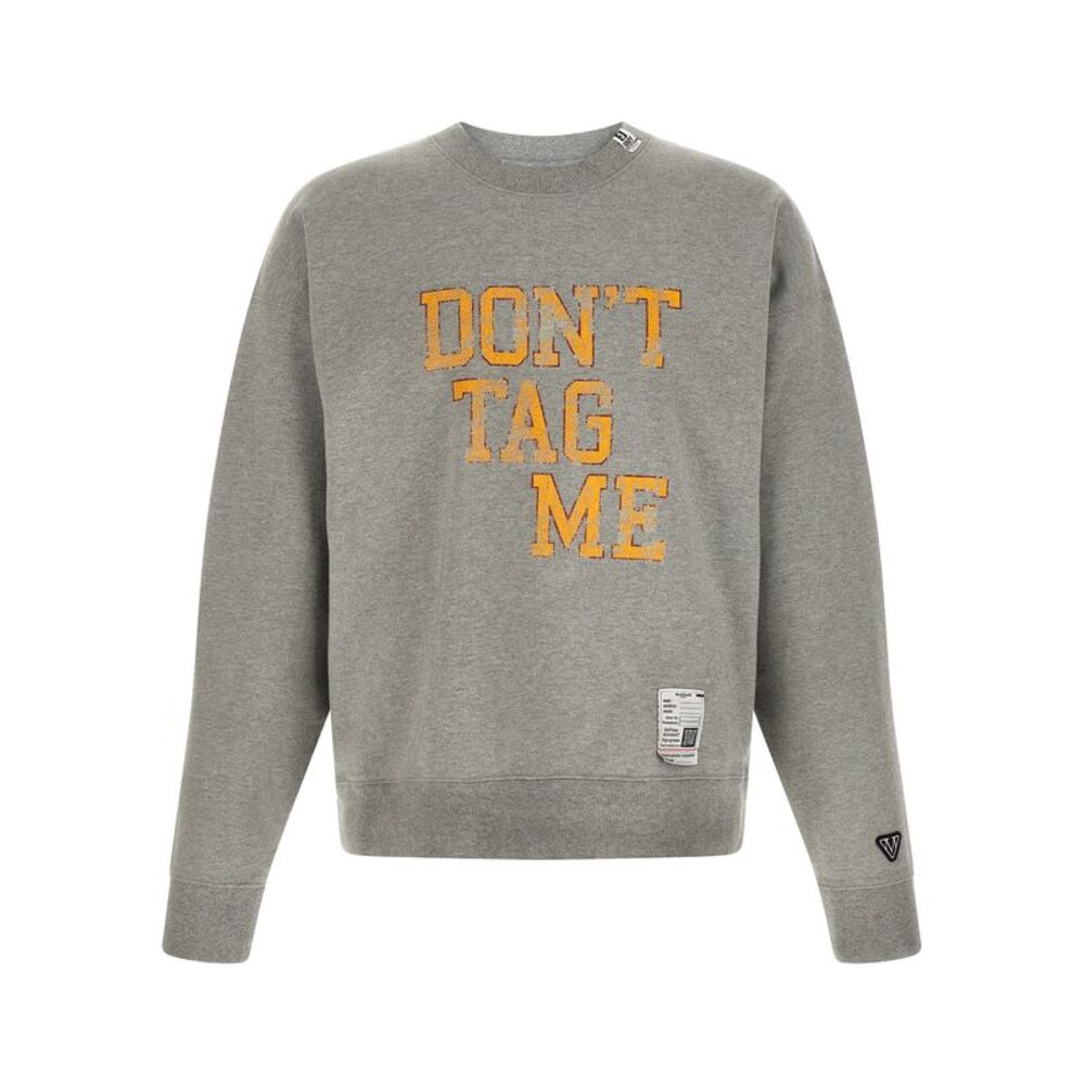 Maison Mihara Yasuhiro Gray Cotton Men's Sweatshirt
